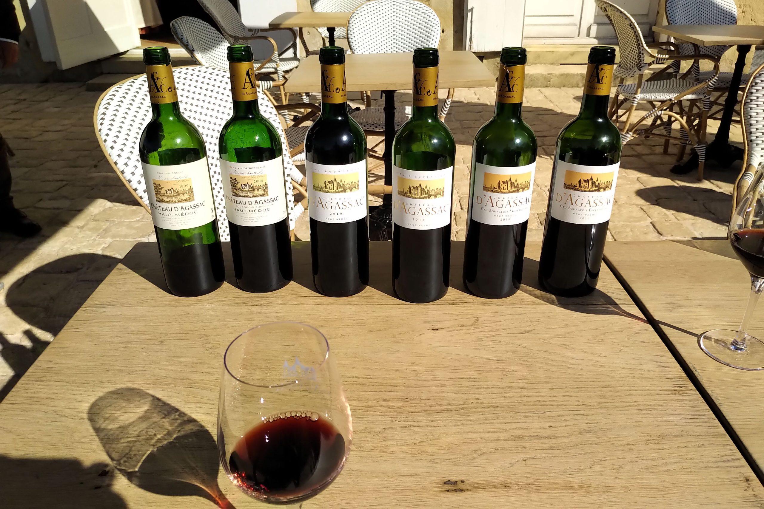 Vertical tasting of Chateau d'Agassac